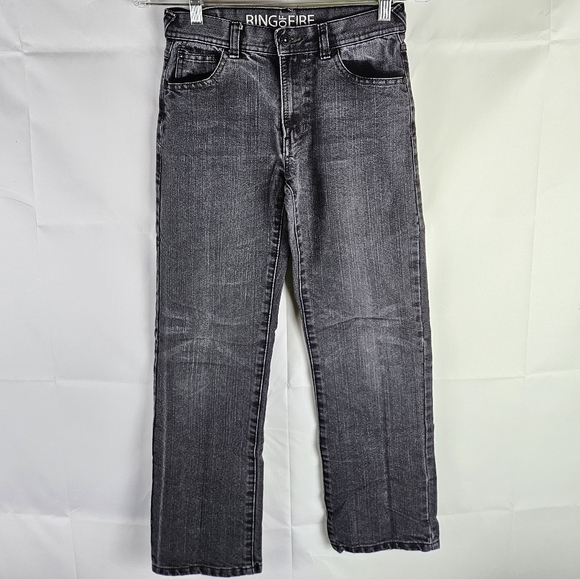 Ring of Fire Straight Jeans Size 14 | Denim Casual School Fall Spring Grunge - Picture 1 of 6
